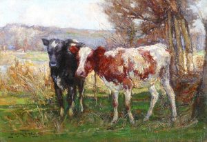 Calves in a Landscape