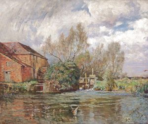 Watermill on the Frome (possibly Bindon)