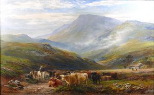 Highland Scene with Cattle
