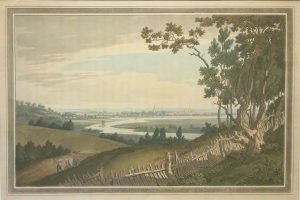 View of Abingdon from Nuneham Park