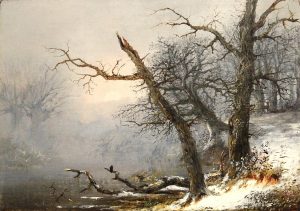 Rustic Winter Scene