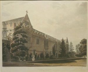 St John's College from the garden, Oxford University