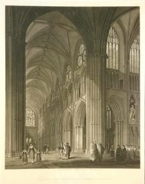 Nave & Part of the Transept of Lichfield Cathedral