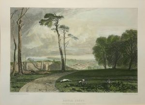 Battle Abbey, the spot where Harold fell