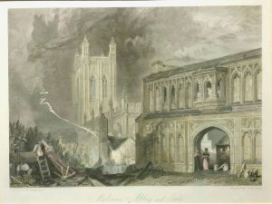 Malvern Abbey and Gate