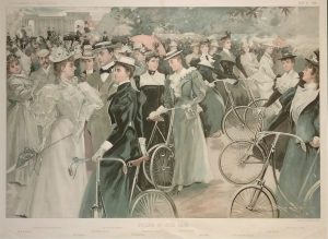 Vanity Fair collection Cycling in Hyde Park