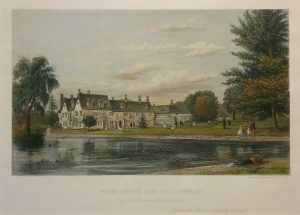 Wyke House near Gillingham, the seat of George Whieldon.