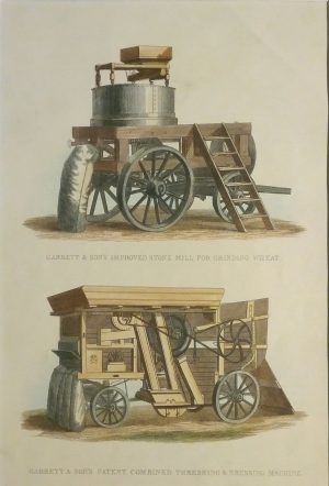 Garrett & sons Stone Mill for Grinding Wheat; Threshing & Dressing Machine