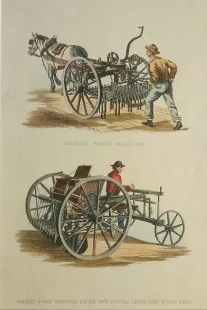 Garrett's Hose Hoe; Cleven Row, Suffolk Lever, Corn & Seed Drill