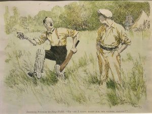 Er, am I going right for the wicket, please?