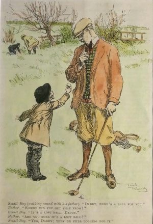 Daddy , here's a ball for you..