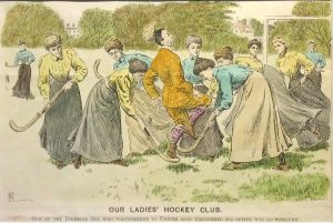 Our Ladies Hockey Club, one of the inferior sex...