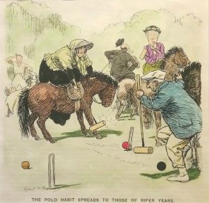 The polo habit spreads to those of riper years