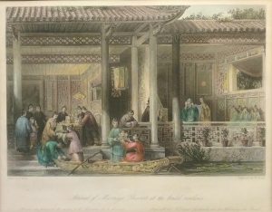 Arrival of Marriage Presents at the bridal residence