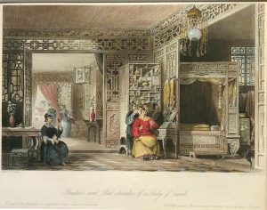 Boudoir and Bed-chamber of a Lady of rank