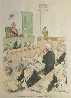 Counsel calls the judge " Mister"