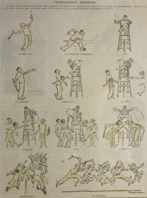 Tennis Star's Manners