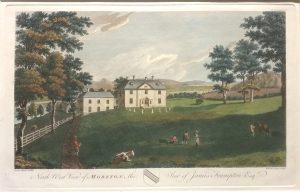 North West View of Moreton, the Seat of James Frampton Esq.