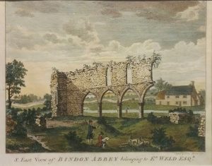South East View of Bindon Abbey belonging to Edward Weld Esq.