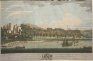 South East View of Powderham Castle near Exeter