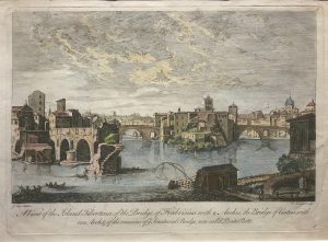 A view of the Island Tibertina, of the Bridge of Frabrisius