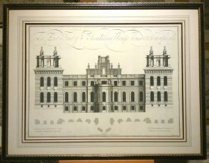 The East Front of Blenham House drawn Orthographically