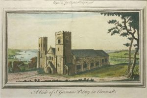 A view of St. German's Priory in Cornwall