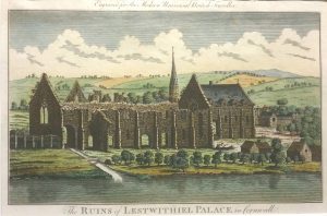 The Ruins of Lestwithiel Palace in Cornwall