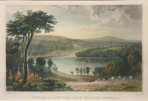 Penrose, & Looe-pool, near Helston, Cornwall, the Seat of J. Rogers Esq.