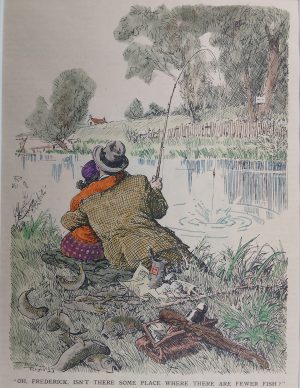 Oh, Frederick, isn't there some place where there are fewer fish