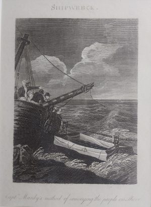 Shipwreck Captain Mandy's method of conveying the people on shore