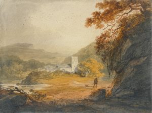 Church by a river
