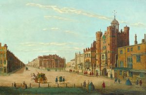 Banquet Hall, Whitehall in 1750; St. James's Palace & Pall Mall in 1750