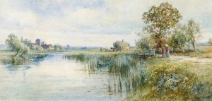 Haymaking by the Thames near Hurley