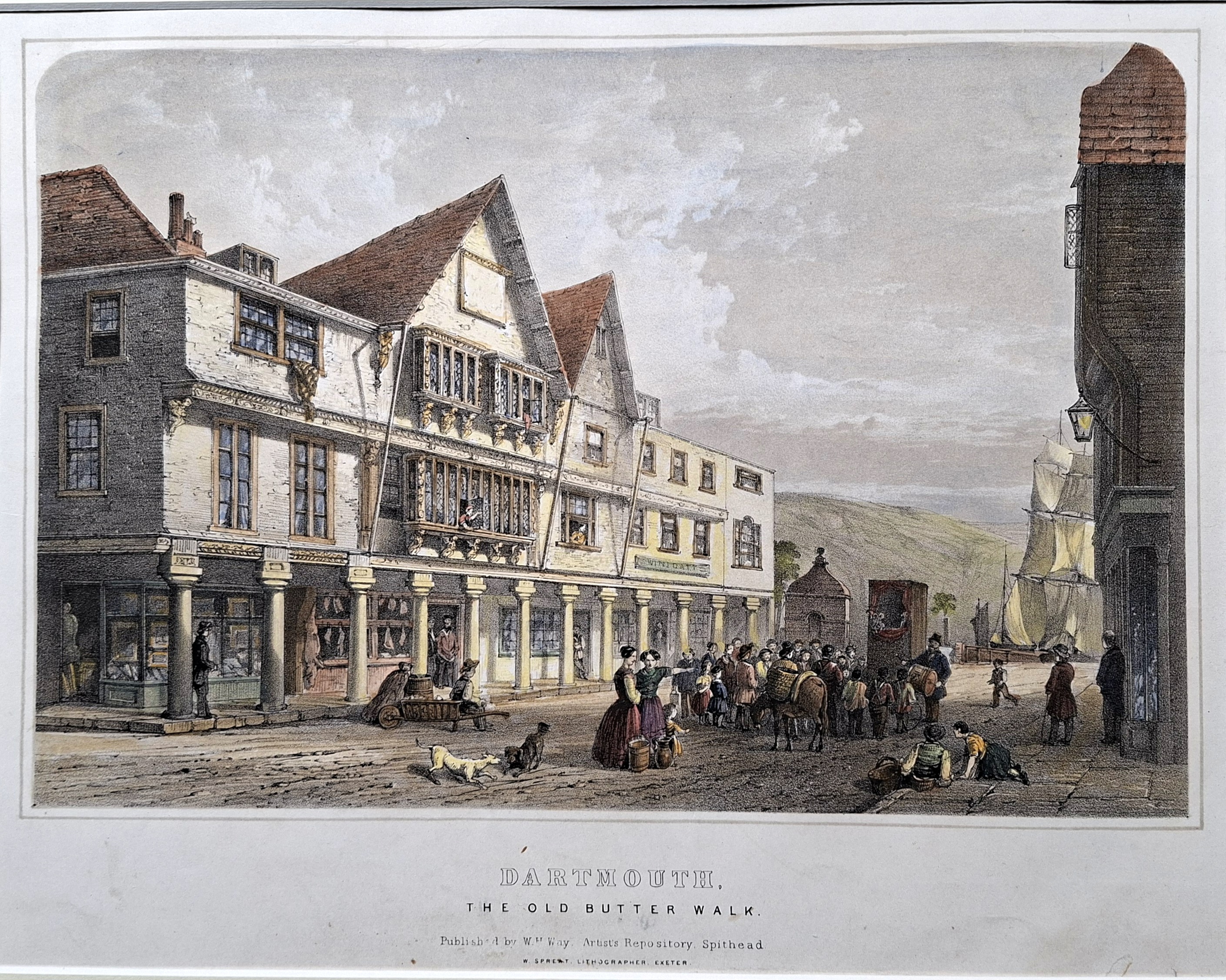 Dartmouth, The Old Butter Walk, Devon