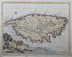 Carta Geografica del Regno di Corsica (the Island of Corsica)