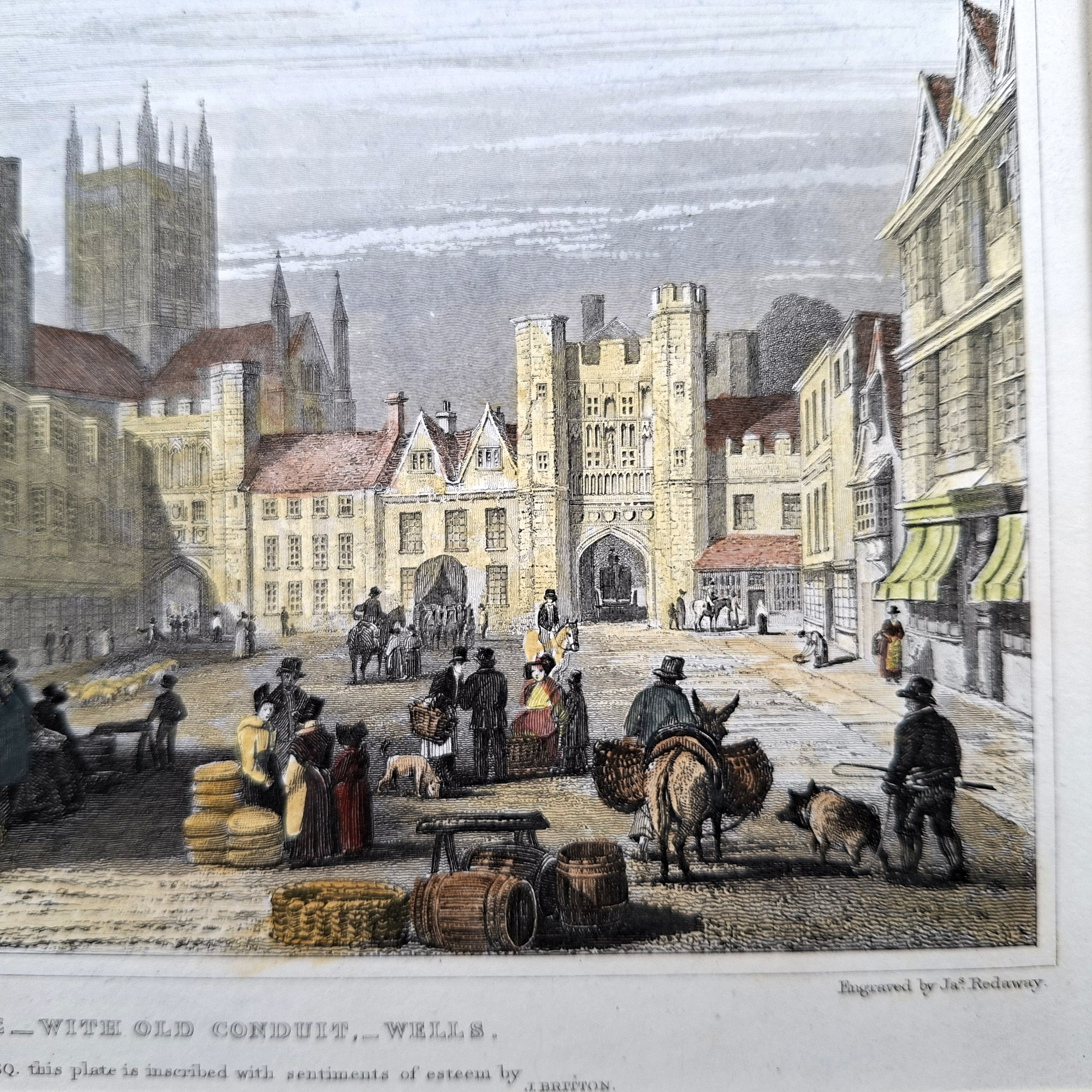 Market Place with Old Conduit, Wells - Image 3